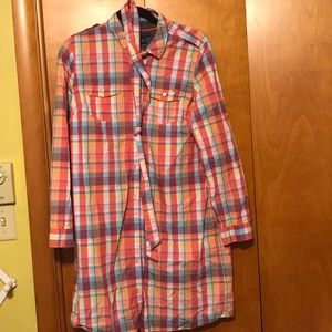 Tommy Hilfiger plaid dress with belt